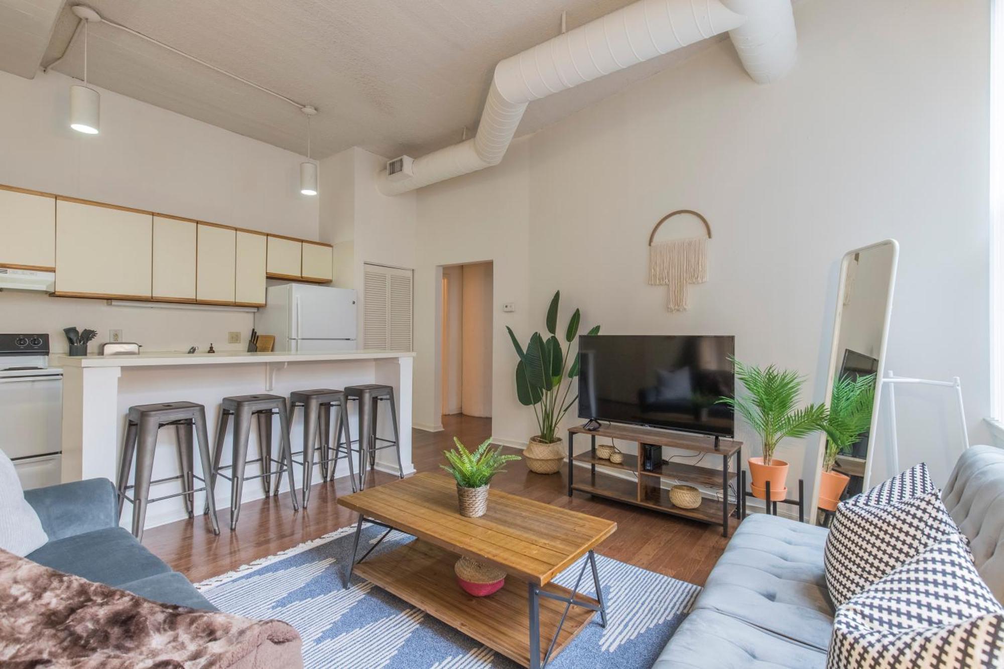 Sleeps 4! 2Br, Gym, Free Parking, Close To Major Attractions 费城 外观 照片